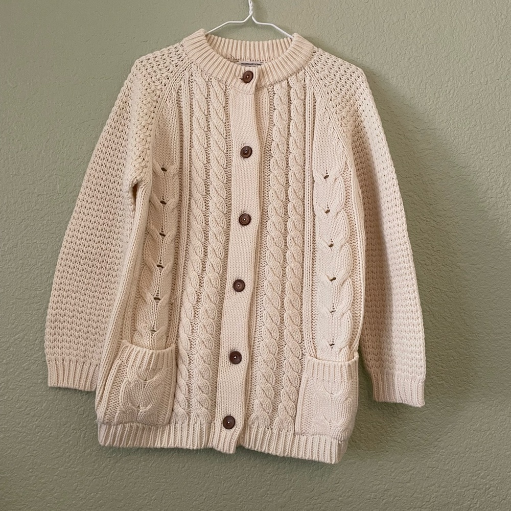 Cream Knitted Cardigan